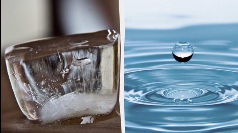 Alimlər "imkansız" suyu ilk dəfə ətraflı gördü: Eyni zamanda həm bərk, həm də maye