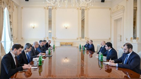 Prezident İsrailin xarici işlər nazirini qəbul etdi - FOTO