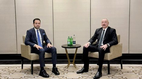 İlham Əliyevin Əbu-Dabidə Müsəlman Ağsaqqalları Şurasının baş katibi ilə görüşü oldu
