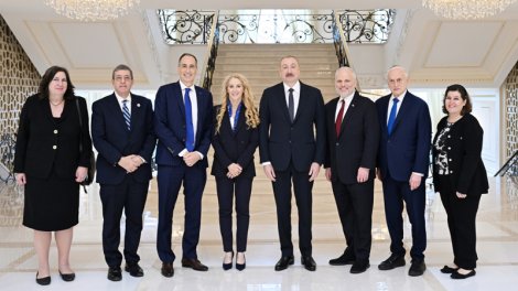 İlham Əliyev ABŞ-dan gələn daha bir nümayəndə heyətini qəbul etdi - FOTO