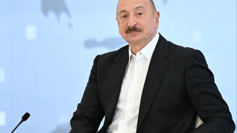 İlham Əliyev Münhendə "France 24" telekanalına müsahibə verib