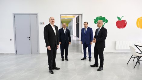 Prezident Lənkəran Dövlət Peşə Təhsil Mərkəzinin açılışında iştirak etdi - FOTO