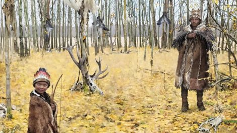 Daş dövrünə aid oğlanın maral dərisi və ağacdələn baş geyimində dəfn edildiyini aşkar edilib