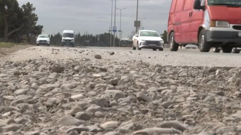 Maştağada "ölüm tələsi": Sürücülər hər gün qəza riski ilə üzləşirlər - VİDEO