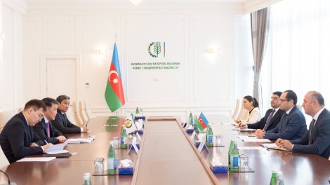 Nazir ƏTİT-in baş direktoru ilə görüşdü - FOTOLAR