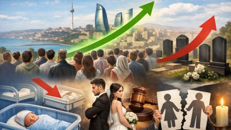 Azərbaycanda demoqrafik mənzərə: Əhali, doğum və ölüm sayı