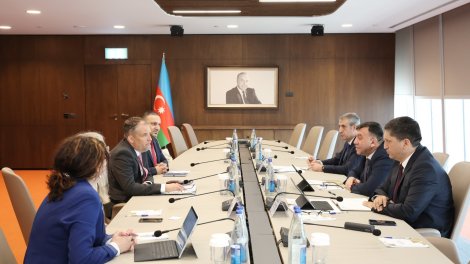 Almaniyanın BiWE təşkilatının İdarə Heyətinin sədri ilə görüş keçirilib