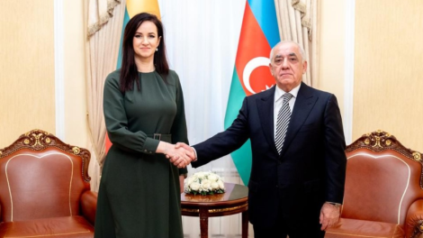 Azərbaycan və Litva Baş nazirləri əməkdaşlığın genişləndirilməsini müzakirə edib