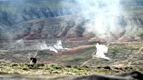 Zakir Həsənov taktiki təlimin gedişini yoxlayıb