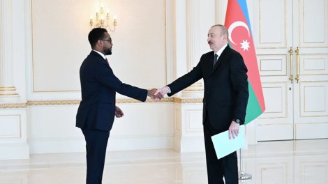 İlham Əliyev yeni səfiri qəbul etdi - FOTO