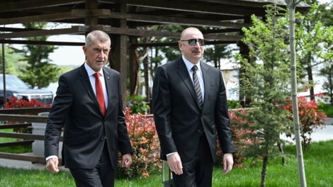 Qəbələdə Çexiyanın Baş nazirinin şərəfinə rəsmi lanç verildi - FOTO