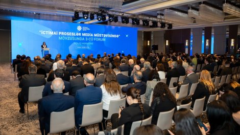 Bakıda "İctimai proseslər media müstəvisində" mövzusunda III Forum keçirildi - FOTO