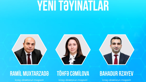 TƏBİB-in icraçı direktoruna yeni müşavirlər təyin olunub