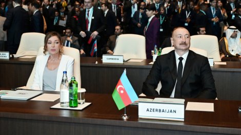 Mehriban Əliyeva WUF13-ün açılış mərasimindən paylaşım etdi