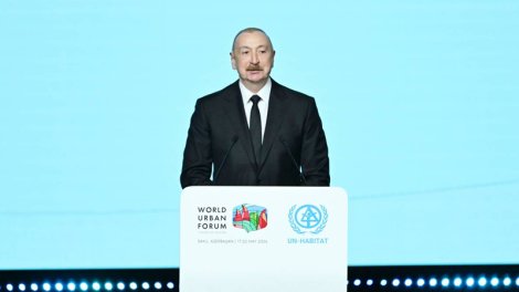 Prezidentin sosial media hesabında WUF13-lə bağlı paylaşım edildi