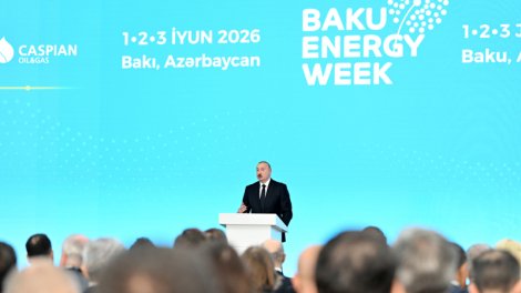 İlham Əliyev: Dünya qazıntı yanacağı olmadan yaşaya bilməz