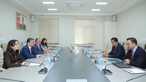 MEDİA-da İsƏT-in Xəbər Agentlikləri Birliyinin baş direktoru ilə görüş keçirilib - FOTOLAR