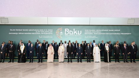 Prezident İslam İnkişaf Bankı Qrupunun İllik Toplantılarının açılış mərasimində çıxış etdi - FOTO