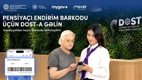 DOST mərkəzlərində pensiyaçılar üçün &ldquo;mygov&rdquo; qeydiyyatına dəstək göstərilir