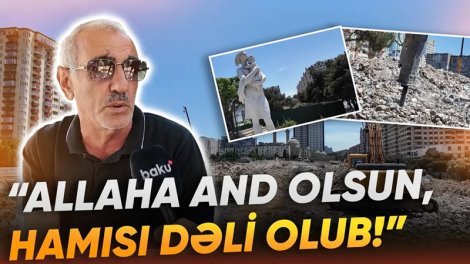 Yeni Günəşlidəki parkda nə baş verir? - VİDEO