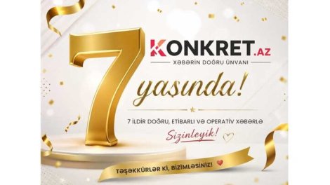 "Konkret.az" 7 yaşında