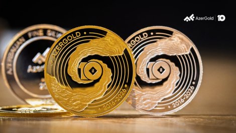 "AzerGold"un 25-ci sikkə kolleksiyası dövlət şirkətinin 10 illik fəaliyyətinə həsr edilib
