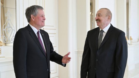 Prezident ABŞ Senatının Xarici Əlaqələr Komitəsinin üzvünü qəbul etdi - FOTO