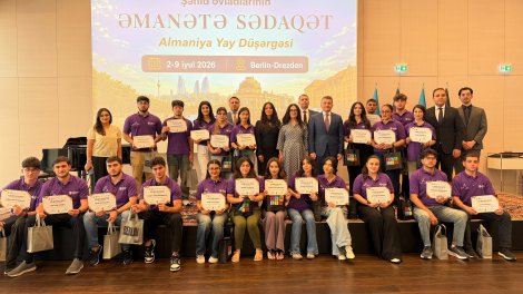 Almaniyada şəhid övladlarının &ldquo;Əmanətə Sədaqət&rdquo; Yay Düşərgəsi keçirilib