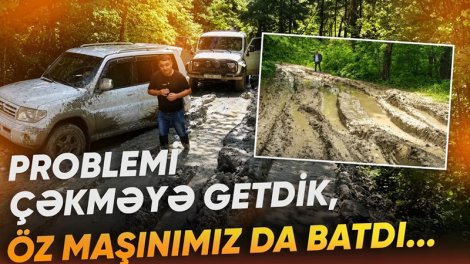 
Əhalinin gününü qaraldan yol problemi: "Heç vertolyot da bura enə bilməz" - VİDEO

