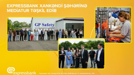 Expressbank Xankəndi şəhərinə mediatur təşkil edib