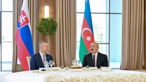 Xankəndidə Prezidentin adından Pelleqrininin şərəfinə nahar verildi - FOTOLAR