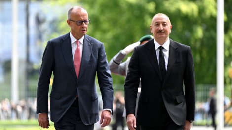 İlham Əliyev və Fridrix Merz mətbuata bəyanatlarla çıxış edib- YENİLƏNİB
