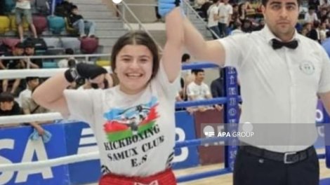 Kürdə batan qız Azərbaycan çempionu imiş