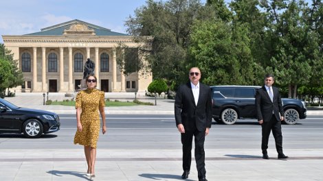 Prezident İlham Əliyev Naxçıvanda səfərdədir -FOTO