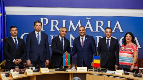 Xankəndi, Ağdərə və Xocalı ilə Kluj-Napoka arasında əməkdaşlıq müzakirə olunub- FOTOLAR