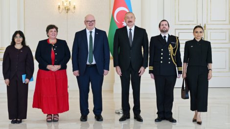 İlham Əliyev Britaniyanın yeni səfirinin etimadnaməsini qəbul etdi - FOTO