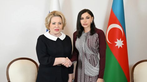 Valentina Matviyenko Mehriban Əliyevaya təbrik məktubu göndərdi