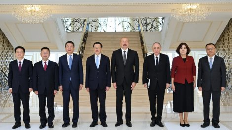 İlham Əliyev Çinin Baş prokurorunu qəbul etdi - FOTO