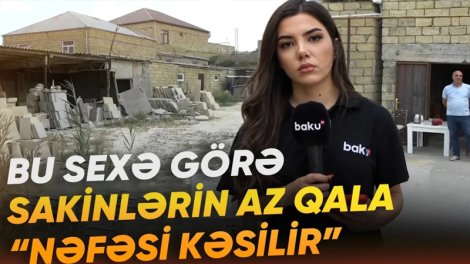 Xırdalanda sakinlərin narazılığına səbəb olan daş sexi: "Evlərimiz toz içində qalır" - VİDEO