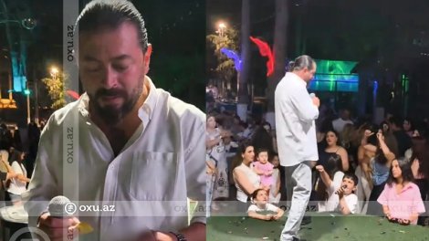 Reper Qurd səhnədə içki içə-içə çıxış etdi – VİDEO