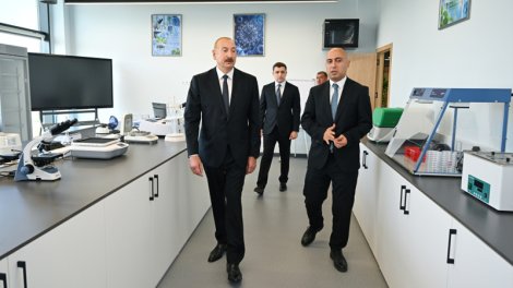 Prezident "SABAH.city" innovasiya şəhərciyinin birinci mərhələsinin açılışında iştirak etdi - FOTO