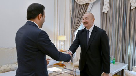 Prezident Müsəlman Ağsaqqalları Şurasının baş katibini qəbul etdi - FOTO