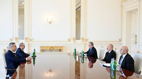 Prezident Türkiyənin xarici işlər nazirini qəbul etdi - FOTO