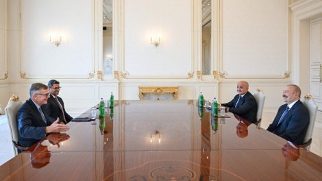 İlham Əliyev "Neuberger Berman" şirkətinin sədri və baş icraçı direktoru ilə görüşdü - FOTO