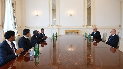 İlham Əliyev "Global Infrastructure Partners" şirkətinin rəhbərini qəbul etdi - FOTO