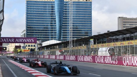 Formula 2: Azərbaycan Qran-prisində birinci əsas yarışın qalibi bəlli oldu