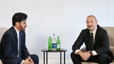 İlham Əliyev Beynəlxalq Avtomobil Federasiyasının prezidenti ilə görüşdü - FOTO
