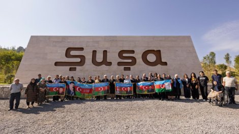 "AzerGold" QSC şəhid ailələrinin Şuşaya səfərini təşkil etdi - FOTO