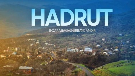 
Hadrutun işğaldan azad olunmasından 6 il ötür