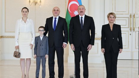 Prezident Gürcüstanın yeni səfirini qəbul etdi - FOTO